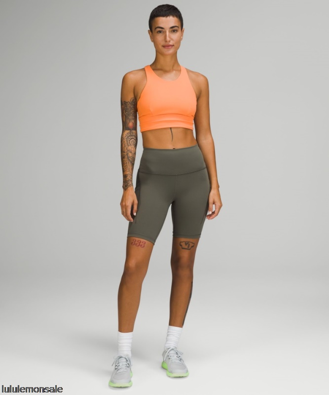 Lululemon Damen DELULU331 | Lululemon Deutschland Johannisbrotbraun Wunderzug Hoch Sitzend Kurz Mit Taschen 8